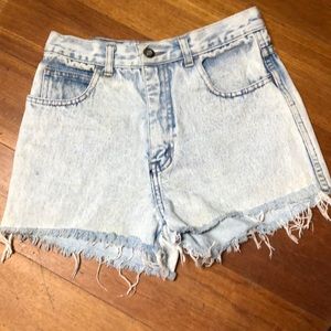 Vintage Acid Washed Denim shorts